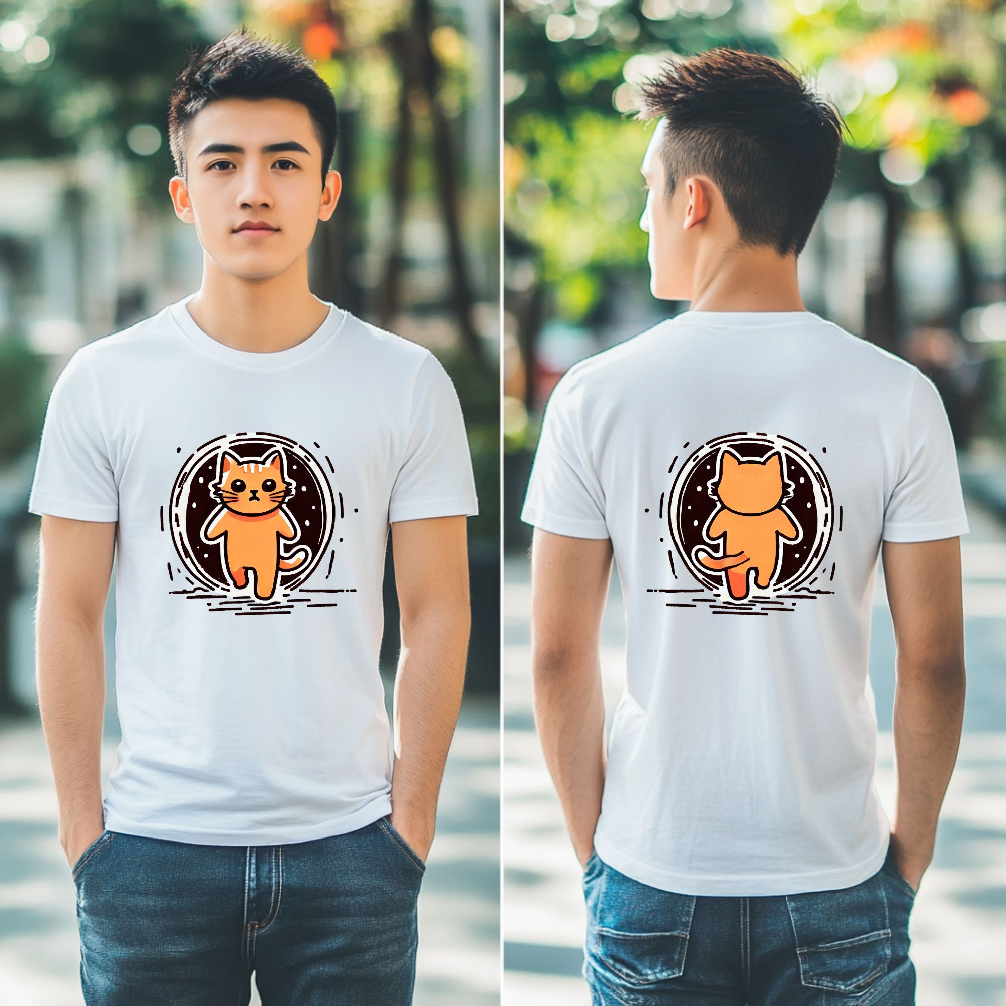 Cat Chronicles: Front and Back Portal Cat